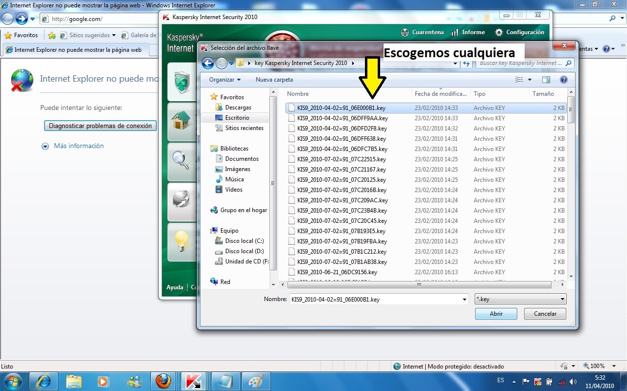 Kaspersky Internet Security 2011 Keys ChattChitto RG