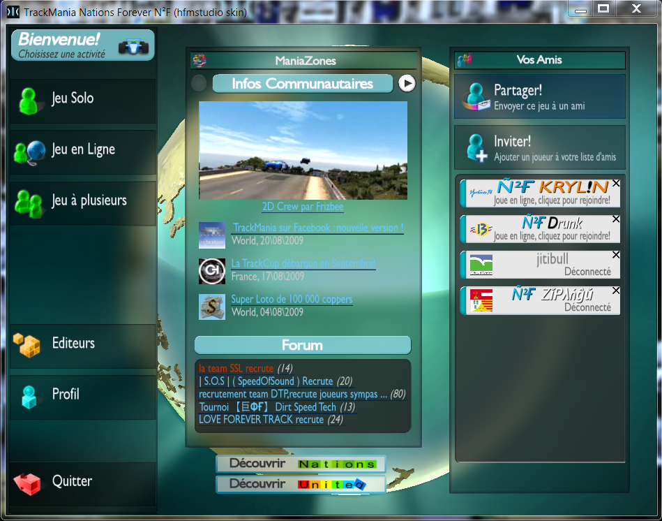 trackmania nations forever mod